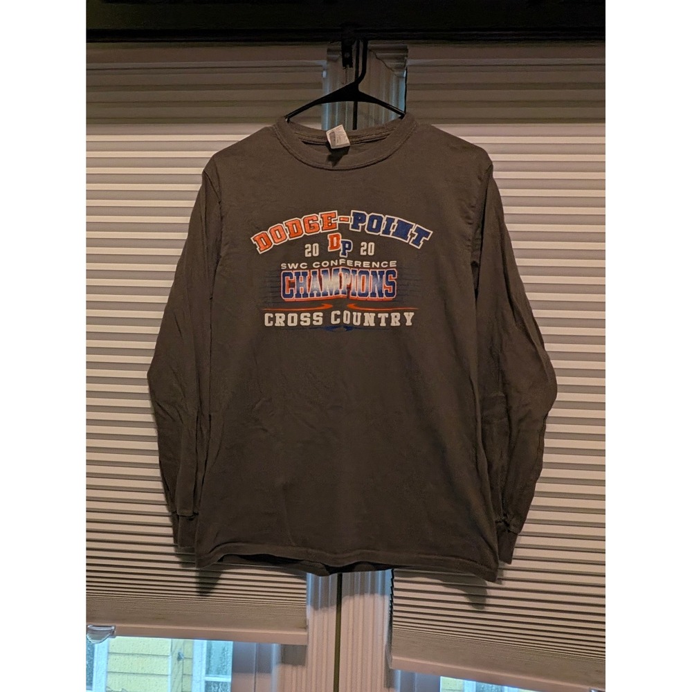 Gildan Dodge-Point 2020 SWC Cross Country Champions Long Sleeve Shirt Small